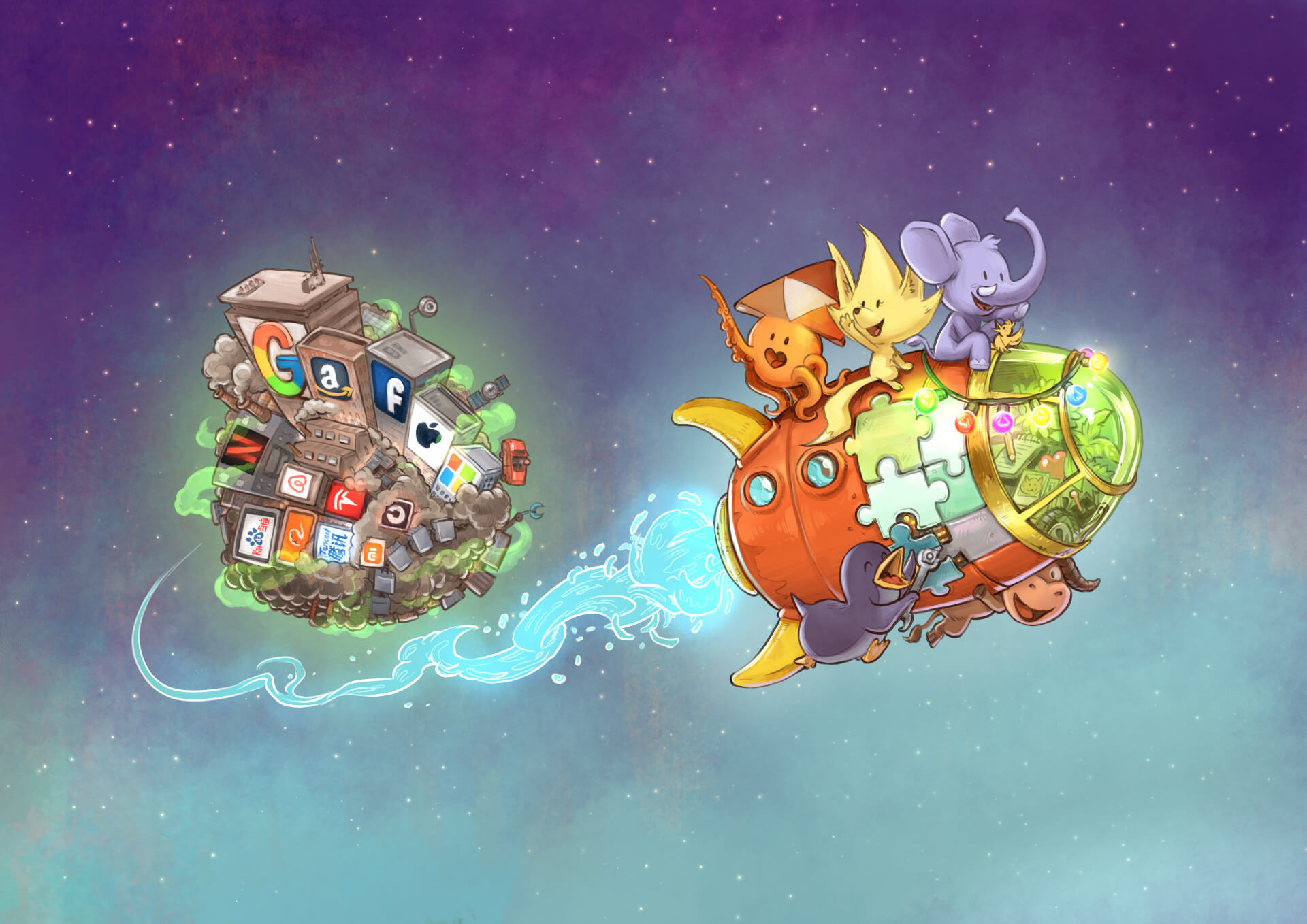 Lets-leave-planet-GAFAM-NATU-BATX_by-David-Revoy (1)