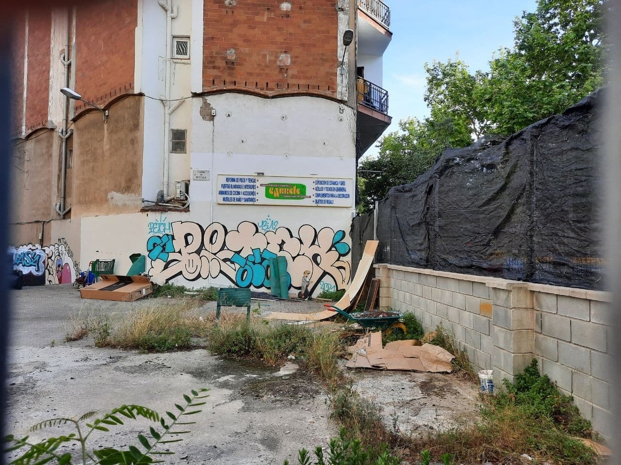 Imatge pels mitjans: Carrer Biscaia amb Meridiana