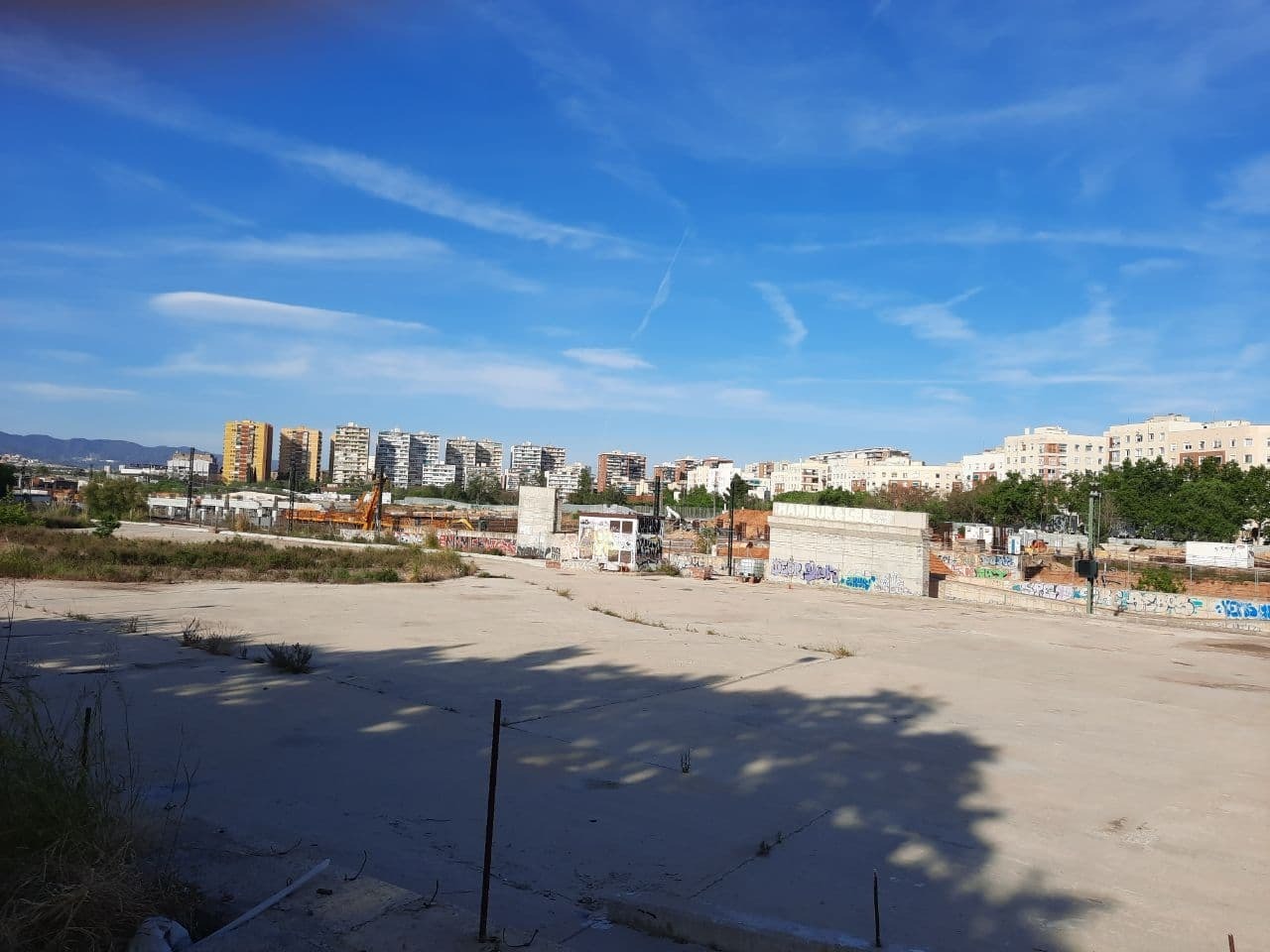 Imagen para los medios: Terrenys de les obres de l&#39;Ave a la Sagrera