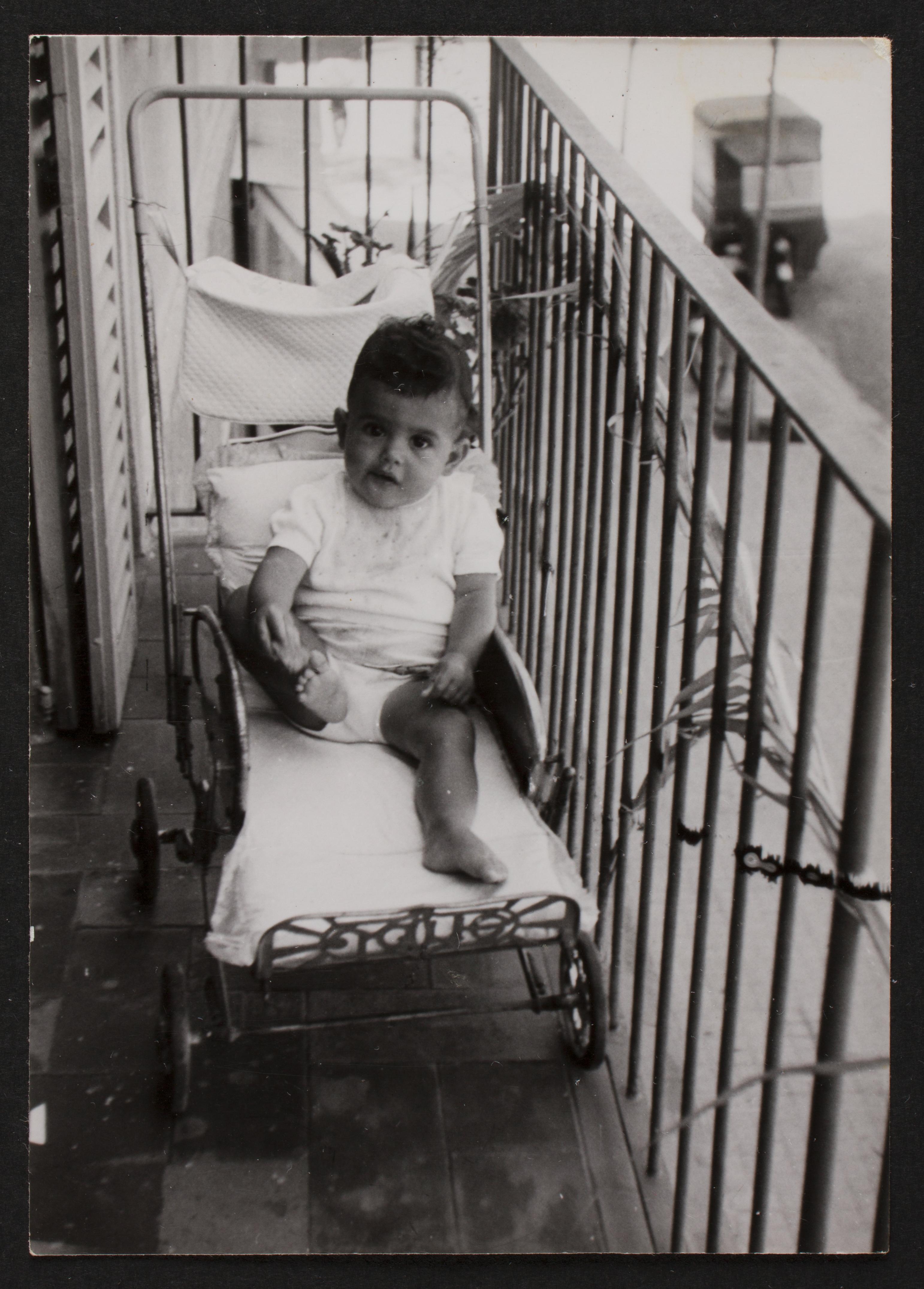 Media picture: The balcony of the first building in the neighborhood