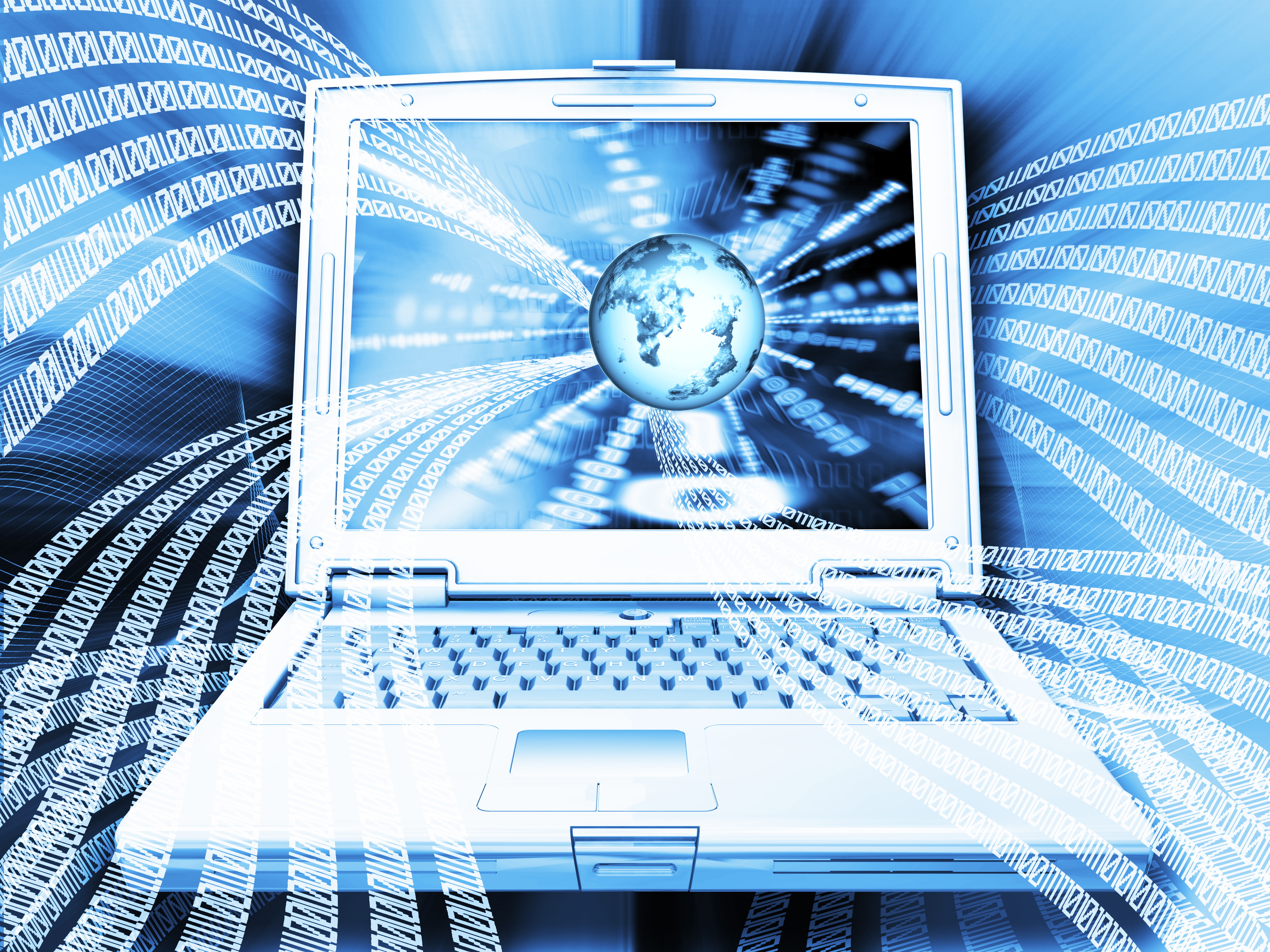 binary-code-with-globe-laptop-computer