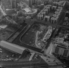 Vistes panoràmiques de la construcció del Canòdrom