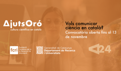 Oberta la convocatòria Joan Oró d’ajuts per al foment de la cultura científica a Catalunya